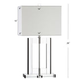 Darius 26" Crystal LED Table Lamp