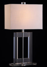 Darius 26" Crystal LED Table Lamp