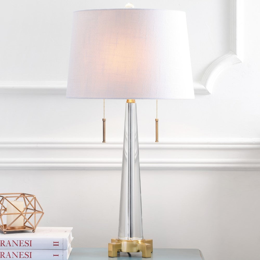 Decker 29.5" 2-Light Crystal LED Table Lamp