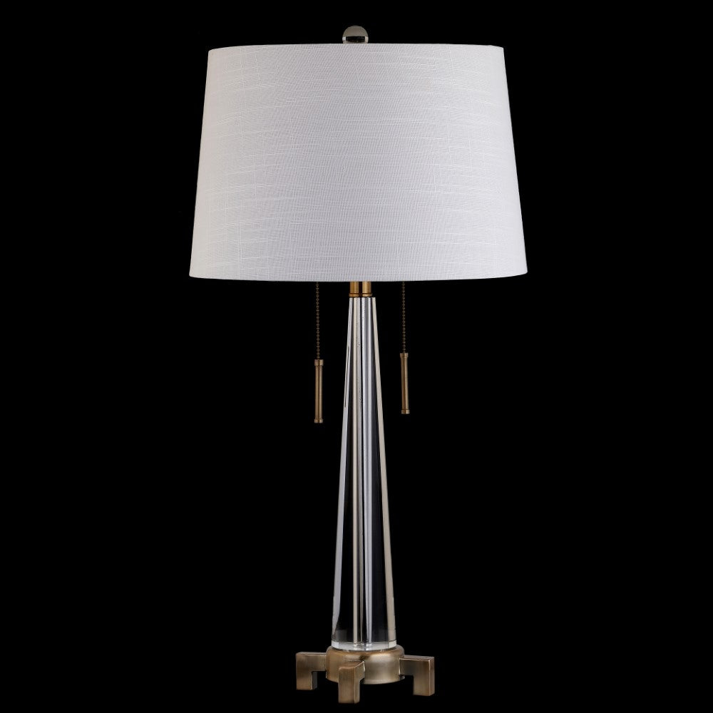 Decker 29.5" 2-Light Crystal LED Table Lamp