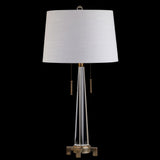 Decker 29.5" 2-Light Crystal LED Table Lamp