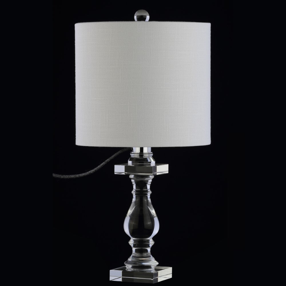 Aron 20.75" Crystal LED Table Lamp