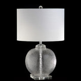Zoe 24" Glass / Crystal LED Table Lamp