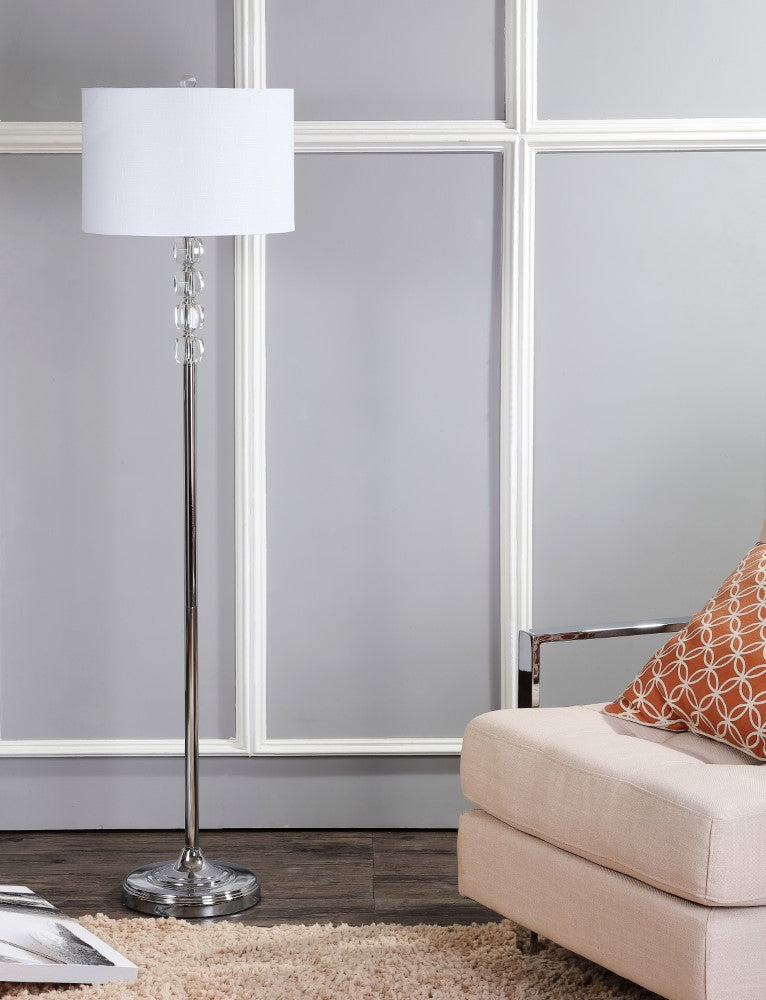 Blake 59.5" Crystal / Metal LED Floor Lamp