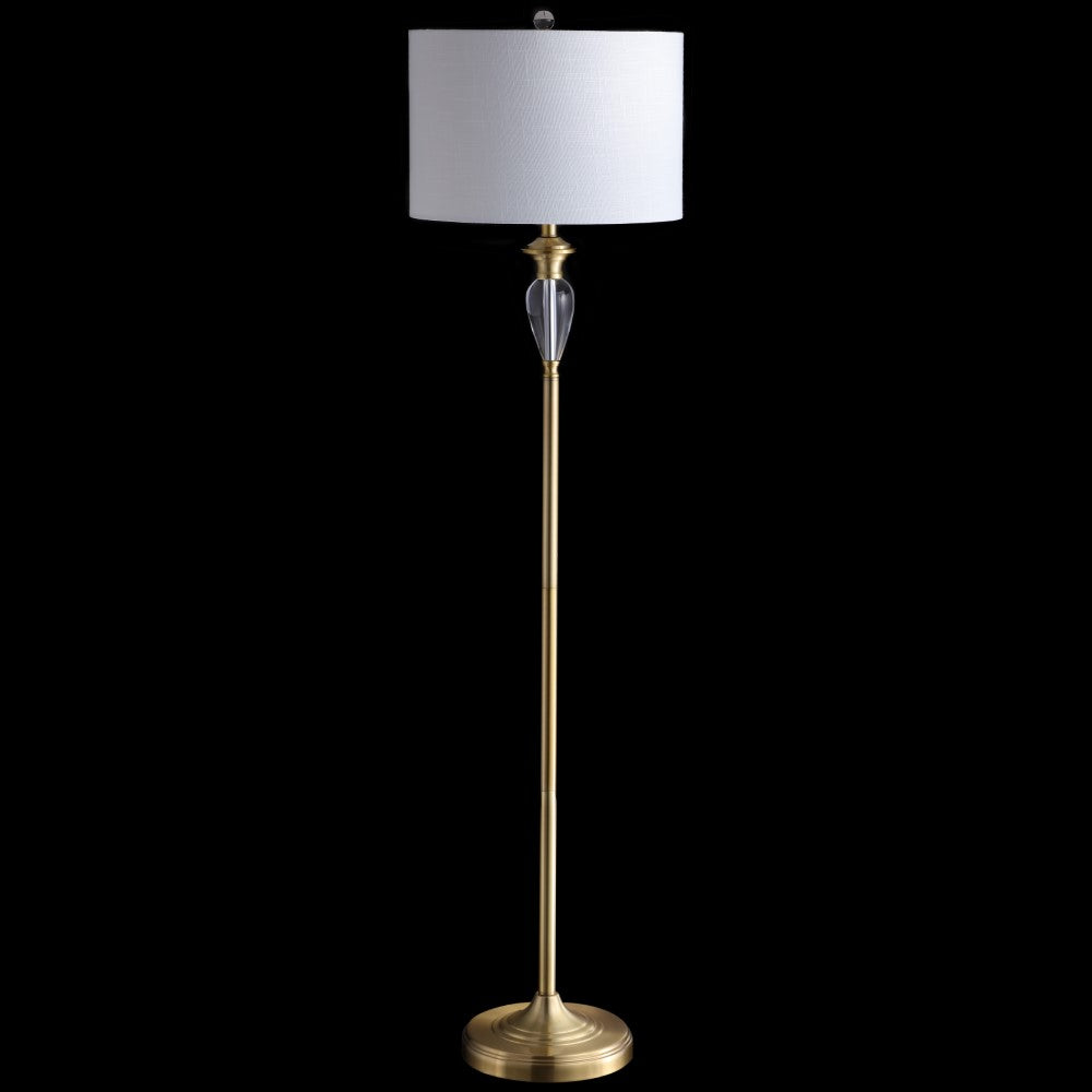 Scott 60" Crystal / Metal LED Floor Lamp