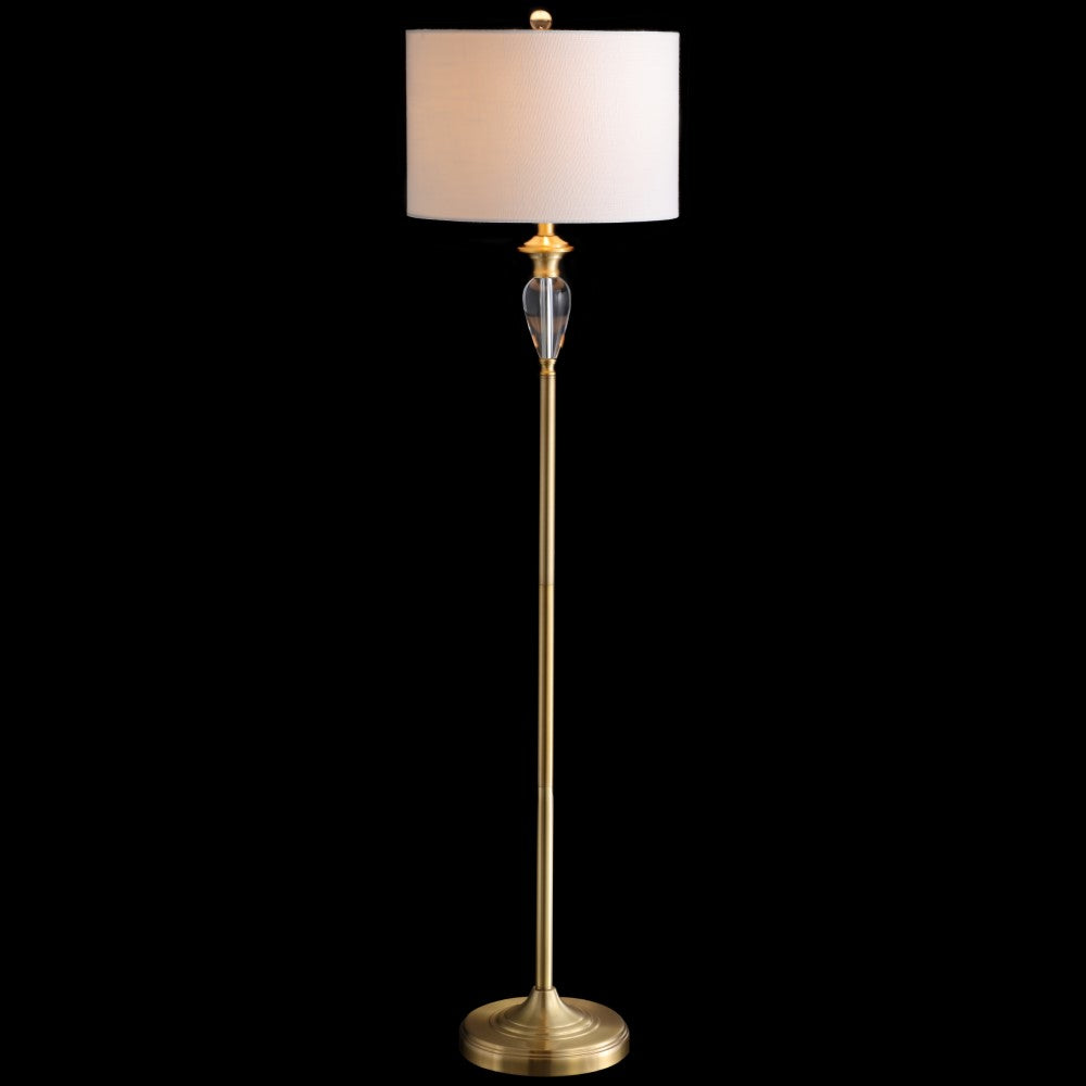Scott 60" Crystal / Metal LED Floor Lamp