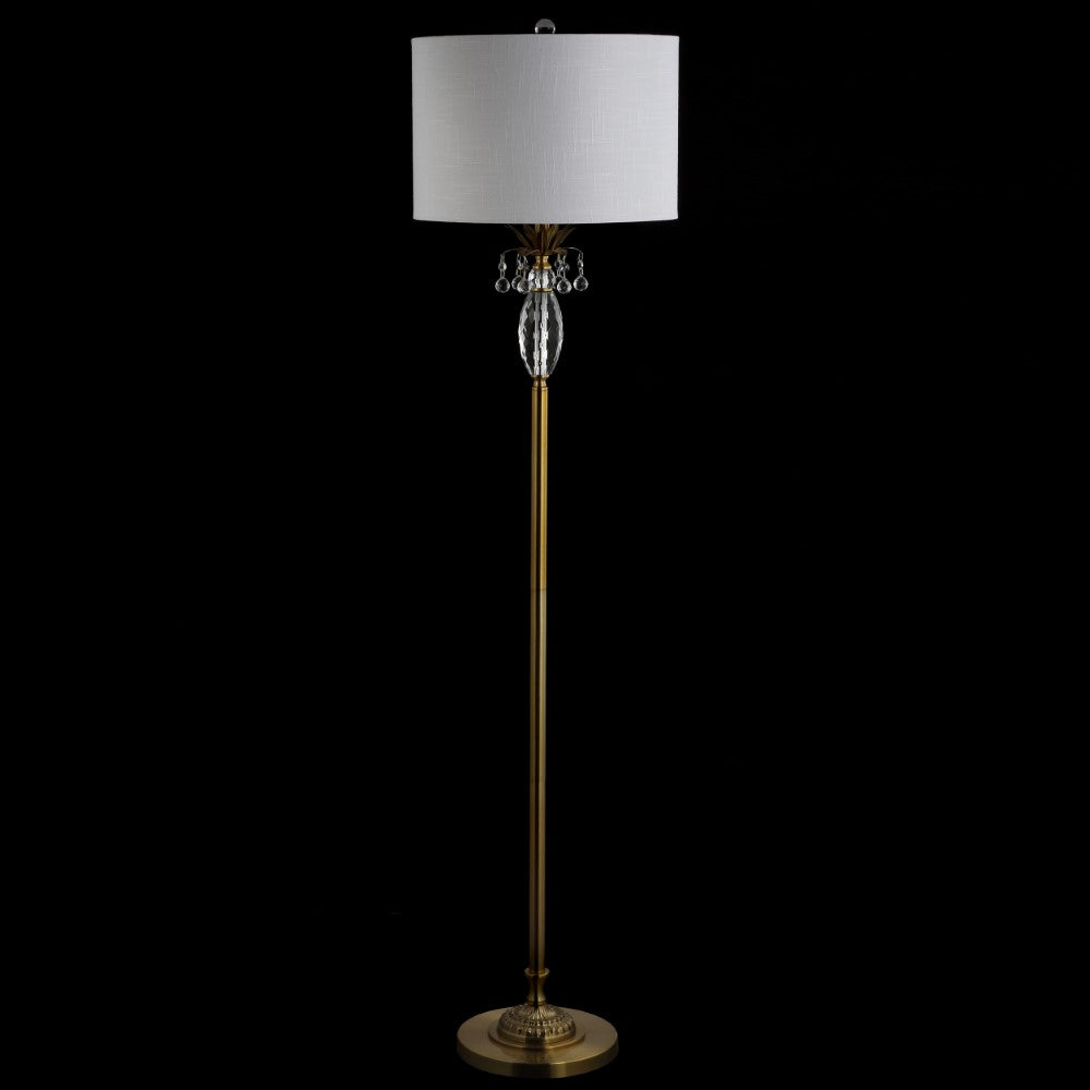 Dylan 61" Crystal / Metal LED Floor Lamp