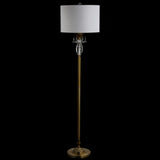 Dylan 61" Crystal / Metal LED Floor Lamp