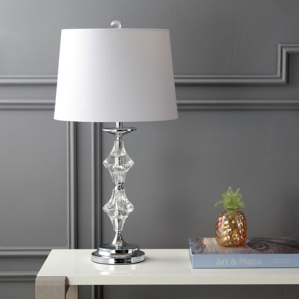 Elaine 27.5" Crystal LED Table Lamp, Set of 2