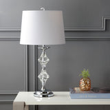 Elaine 27.5" Crystal LED Table Lamp, Set of 2