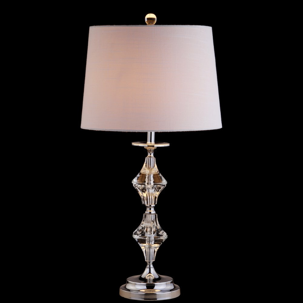 Elaine 27.5" Crystal LED Table Lamp, Set of 2