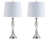 Pablo 25.5" Crystal LED Table Lamp, Set of 2