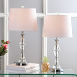 Pablo 25.5" Crystal LED Table Lamp, Set of 2