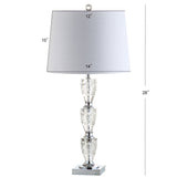 Malik 28" Crystal LED Table Lamp