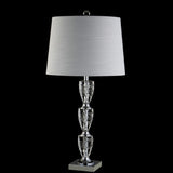 Malik 28" Crystal LED Table Lamp