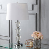 Carmelo 27" Crystal LED Table Lamp, Set of 2