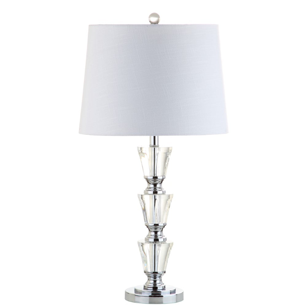 Carmelo 27" Crystal LED Table Lamp, Set of 2