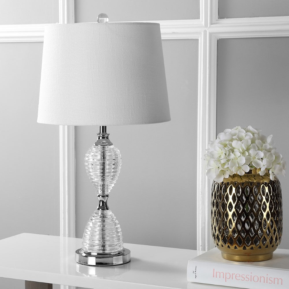 Blake 24" Crystal LED Table Lamp, Set of 2