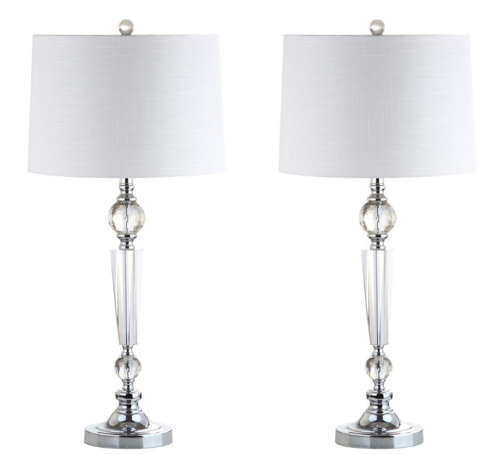 Oakley 29.5" Crystal LED Table Lamp, Set of 2