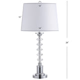 Sonny 28" Crystal LED Table Lamp, Set of 2