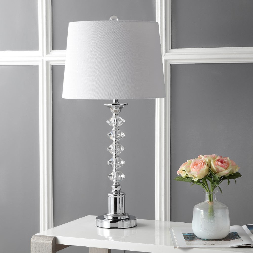Sonny 28" Crystal LED Table Lamp, Set of 2