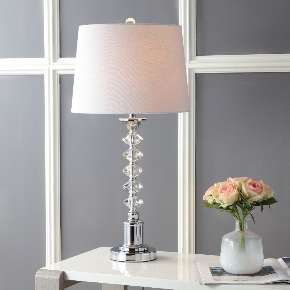 Sonny 28" Crystal LED Table Lamp, Set of 2