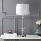 Pedro 33" Crystal/Metal LED Table Lamp, Set of 2