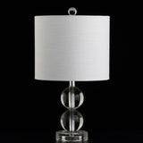 David 17.5" Crystal LED Table Lamp