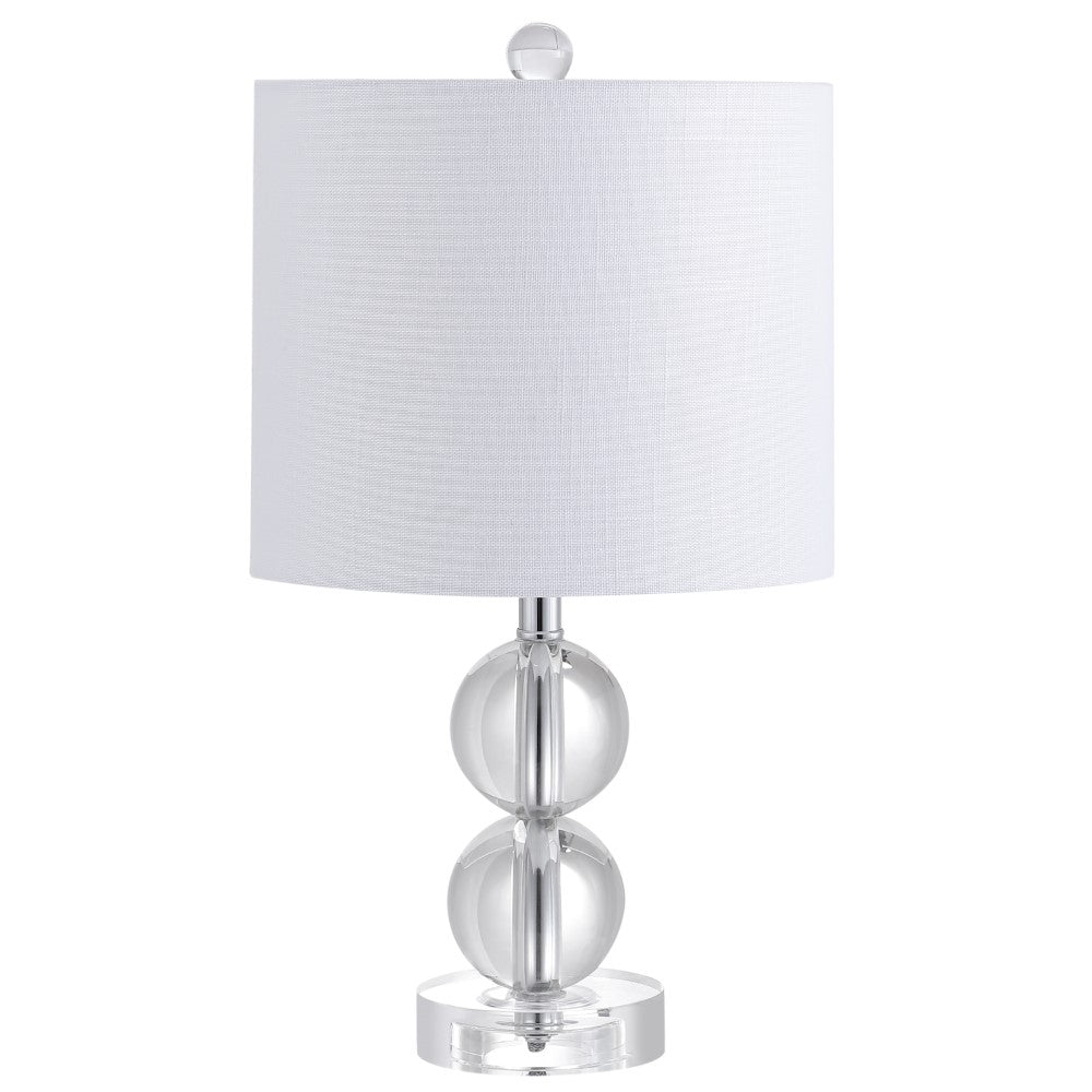 David 17.5" Crystal LED Table Lamp