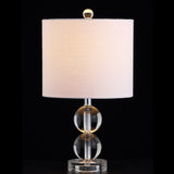 David 17.5" Crystal LED Table Lamp
