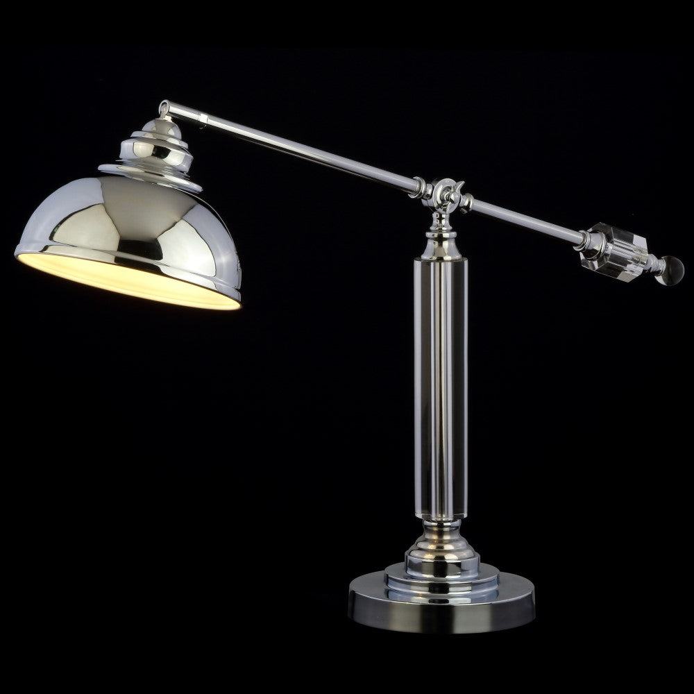 Colby 22" Metal and Crystal LED Task Lamp
