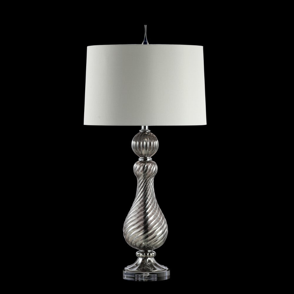 Gide 32" Swirled Crystal/Glass LED Table Lamp