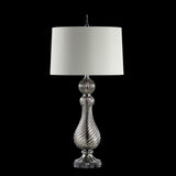 Gide 32" Swirled Crystal/Glass LED Table Lamp