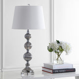 Belfast 31" Triple Sphere Glass/Crystal LED Table Lamp