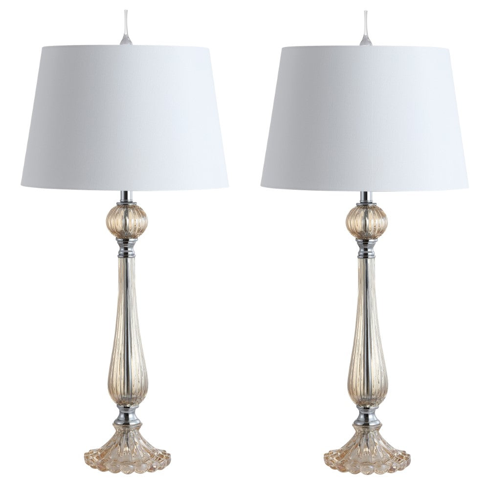 Shankill 32.5" Glass LED Table Lamp, Set of 2