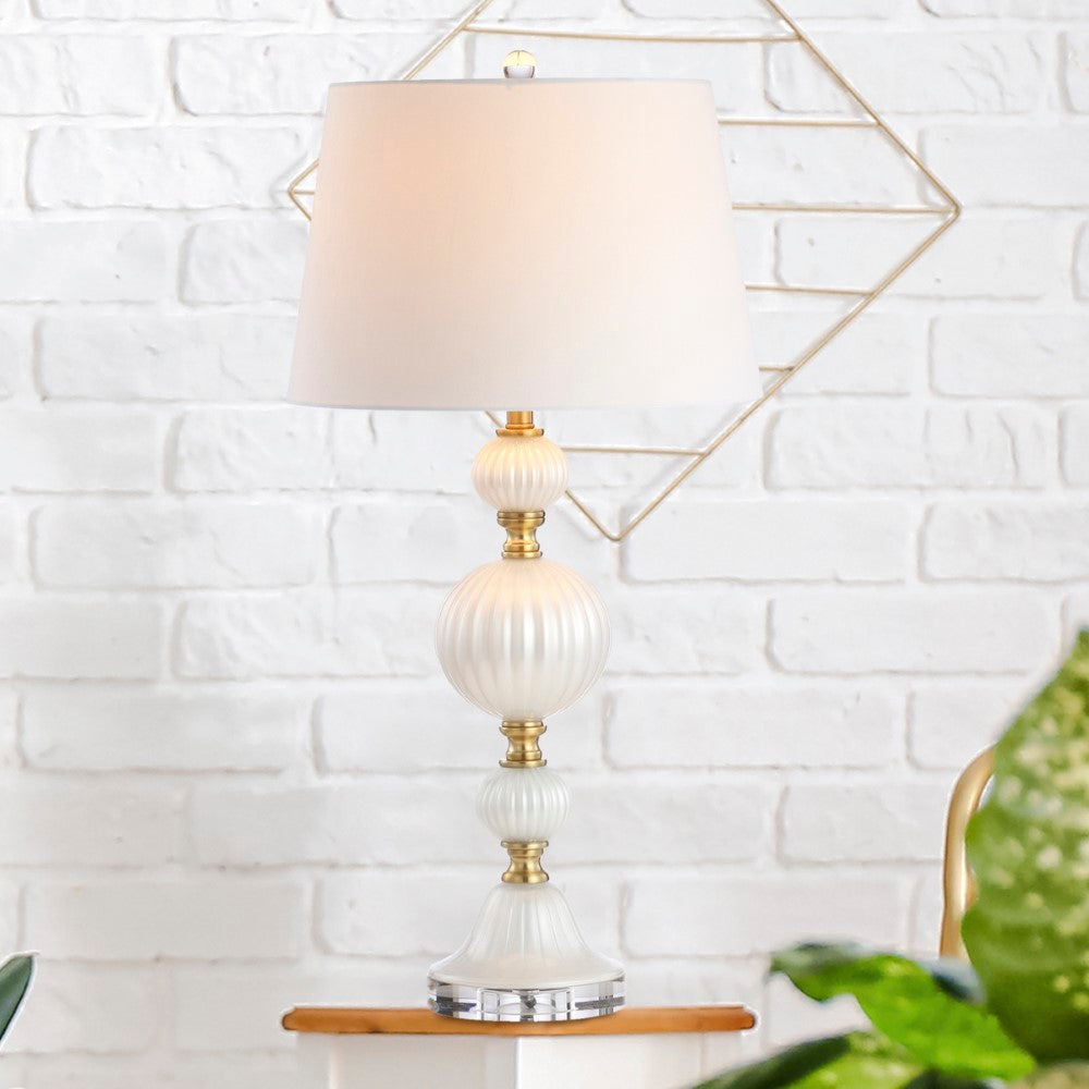 Savile 30" Glass/Crystal LED Table Lamp