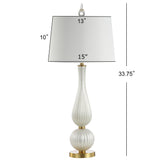 Barcelona 33.7" Glass LED Table Lamp