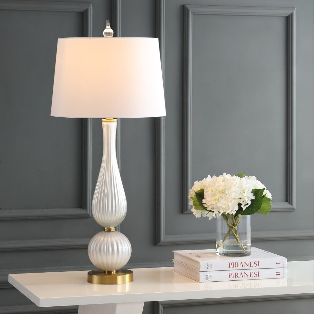 Barcelona 33.7" Glass LED Table Lamp