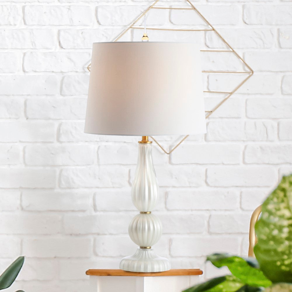 Camden 28" Glass/Metal LED Table Lamp