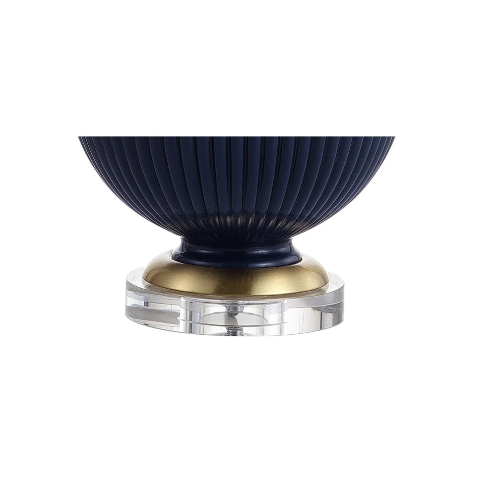 Lapu 26.5" Glass/Crystal LED Table Lamp
