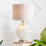 Lapu 26.5" Glass/Crystal LED Table Lamp