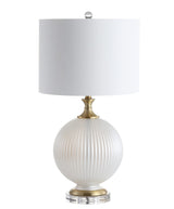 Lapu 26.5" Glass/Crystal LED Table Lamp