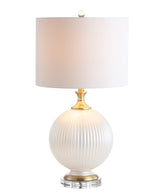 Lapu 26.5" Glass/Crystal LED Table Lamp
