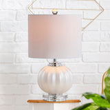 Broadway 17.5" Glass/Crystal LED Table Lamp
