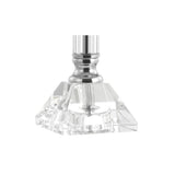 Okarito 19.5" Crystal Column/Metal LED Table Lamp Set 2