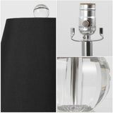 Northern 16" Crystal Ball/Metal LED Table Lamp