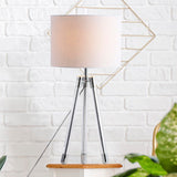 Atlas 30.5" Surveyor's Tripod Crystal/Metal LED Table Lamp