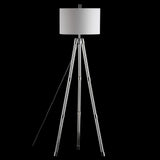 Kaka 60" Surveyor's Tripod Metal/Crystal LED Floor Lamp