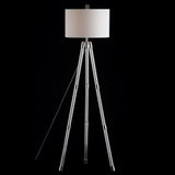 Kaka 60" Surveyor's Tripod Metal/Crystal LED Floor Lamp