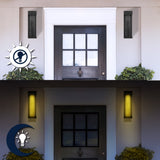 Turbo 5.13" Modern Industrial Iron/Glass Seeded Glass with Dusk-to-Dawn Sensor Integrated LED Outdoor Sconce